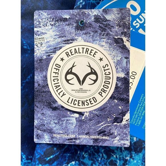 COLUMBIA PFG Mens Large Super Terminal Tackle Long Sleeve Shirt - Blue Multi - Picture 5 of 13